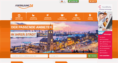 Desktop Screenshot of fortbildung24.com